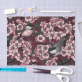 Night cherry tuin tissuepapier (Craft)