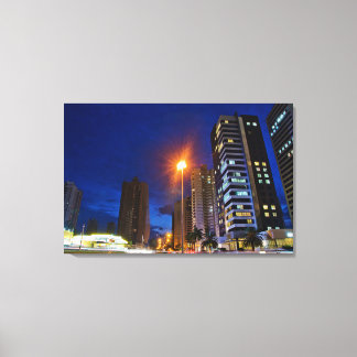 Night City Lonrina Canvas Afdruk