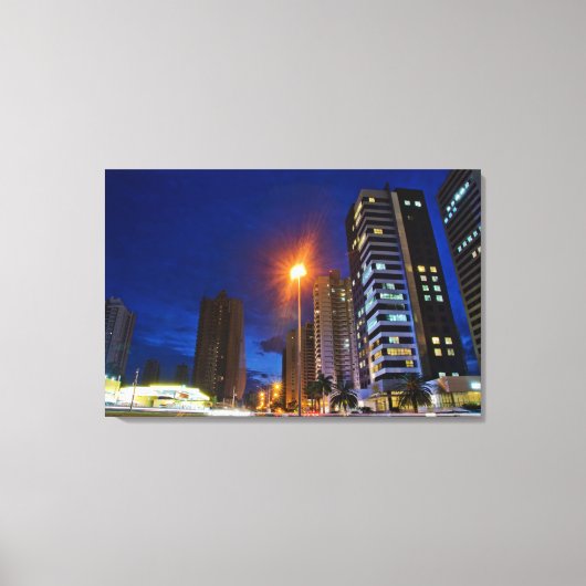 Night City Lonrina Canvas Afdruk (Voorkant)
