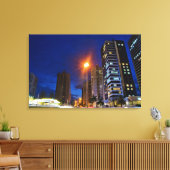 Night City Lonrina Canvas Afdruk (Insitu (Woonkamer))