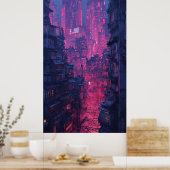 Night City Poster (Keuken)