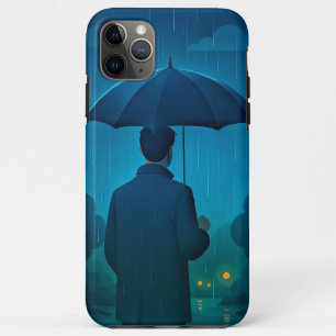 Night City Skyline Hoesje-Mate iPhone Case