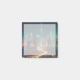 Night Cityscape Post-It Notes