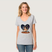 Night Creator Cozy Heart Window Art T-shirt (Voorkant volledig)