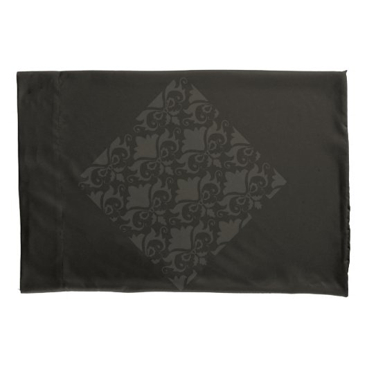 Night Damask Bows omkeerbaar Kussensloop (Voorkant)