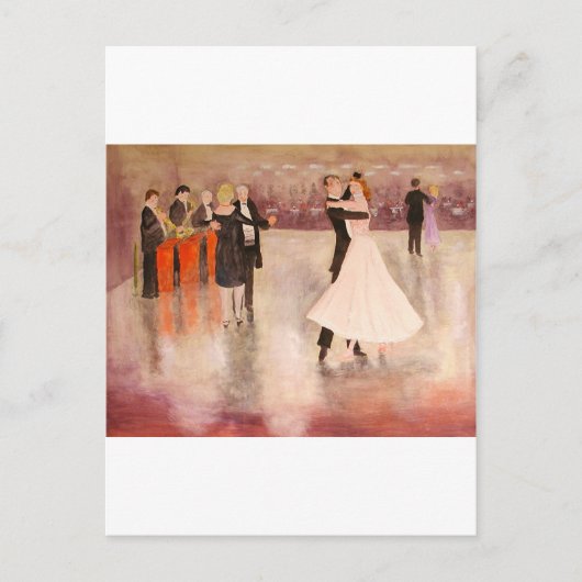 Night Dancing Briefkaart (Voorkant)