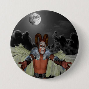 Night Demon Ronde Button 7,6 Cm