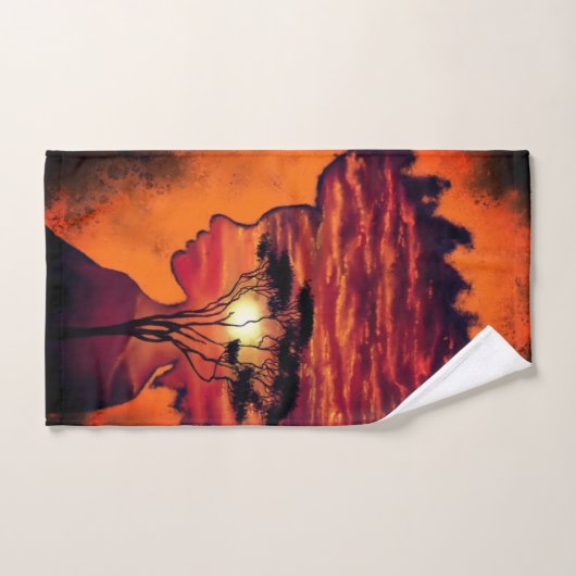 Night Desire - Fantasy Bad Handdoek (Handdoek)