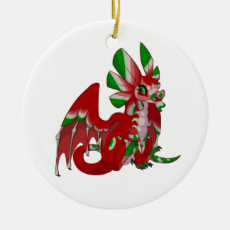 Night Dragon Keramisch Ornament