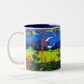 Night Dreamweaver Tweekleurige Koffiemok (Links)