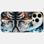 Night Eagle onder gloeiende kosmische hemel Case-Mate iPhone Case (Achterkant (horizontaal))