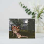 Night Fairy Design 1 - Fantasy Fae Briefkaarten (Staand voorkant)