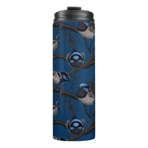 Night fairy Wrens thermale tumbler Thermosbeker