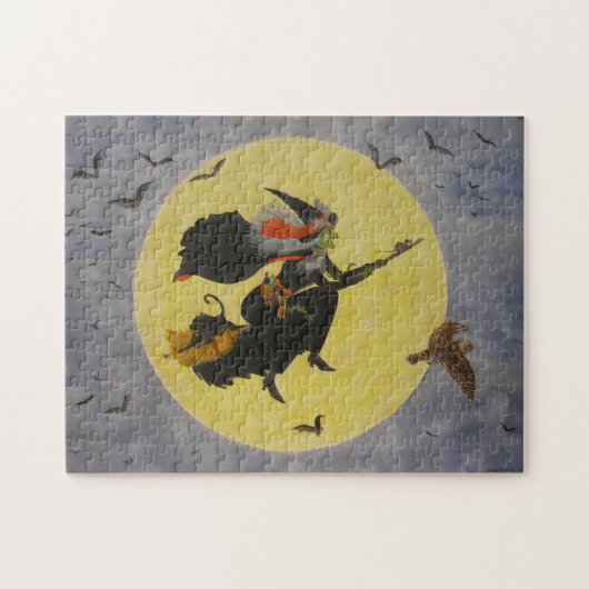 "Night Flight!" Legpuzzel (Horizontaal)