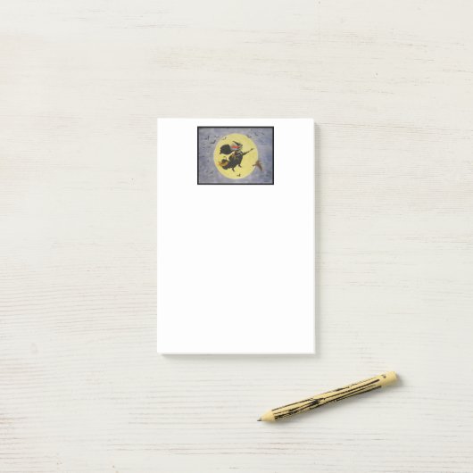 "Night Flight!" Post-it® Notes (Op bureau)