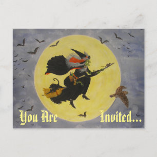 "Night Flight!" Uitnodiging Briefkaart