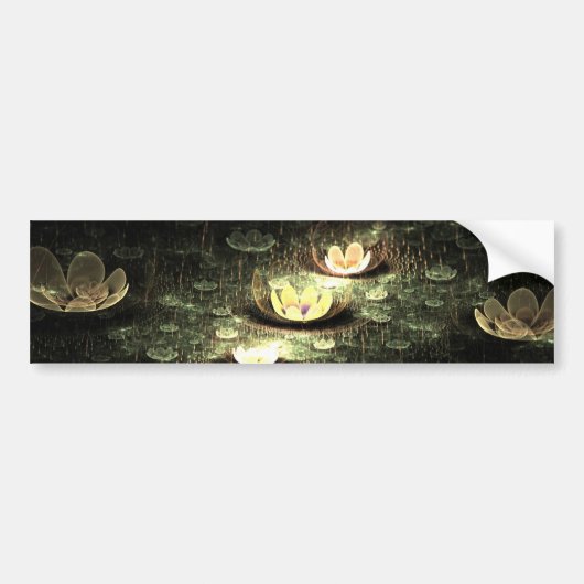 Night Flowers Bumpersticker (Voorkant)