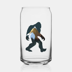Night Forest Bigfoot Blikvorm Glas