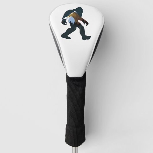 Night Forest Bigfoot Golfheadcover (Voorkant)