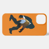 Night Forest Bigfoot iPhone Hoesje (Achterkant horizontaal)