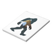 Night Forest Bigfoot Notitieblok (Gedraaid)