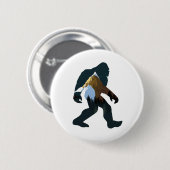 Night Forest Bigfoot Ronde Button 5,7 Cm (Voorkant /achterkant)