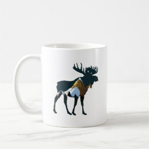 Night Forest Moose Koffiemok
