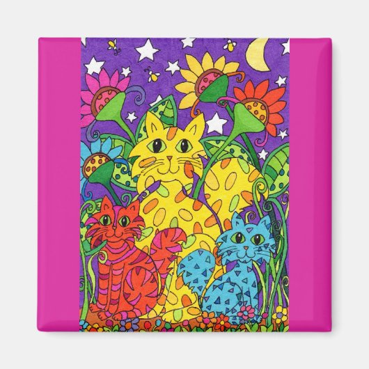 Night Garden Magneet (Voorkant)