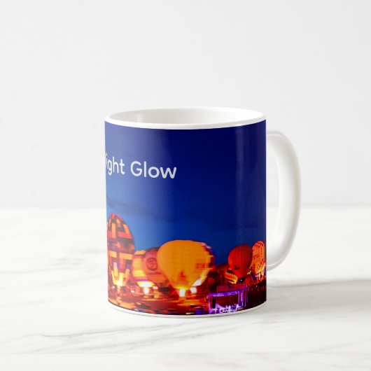 Night Glow Balloon Coffee Mug (Devant droit)