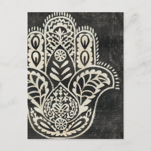 Night Hamsa Briefkaart (Voorkant)