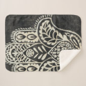 Night Hamsa Sherpa Deken (Voorkant (horizontaal))