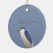 Night Heron Bird Ornament (Links)
