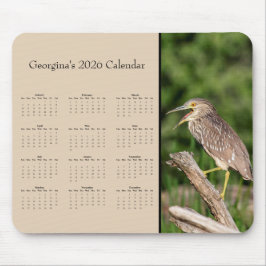 Night Heron: Customize full year 2026 calendar  Muismat