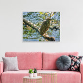 Night Heron jv Canvas Afdruk (Insitu (Woonkamer))