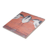 Night Herons van Otto Eckmann Tegeltje (Zijkant)