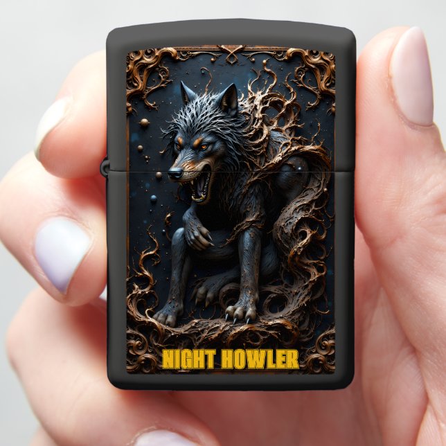 Night Howler Crouching Wolf (In Hand)
