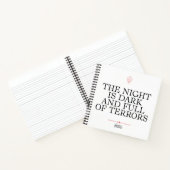 Night is Dark and Full of Terrors Notitieboek (Binnen)