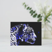 Night Jaguar Briefkaart (Staand voorkant)