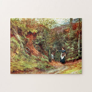 Night-jar Lane Witley van Helen Allingham Legpuzzel