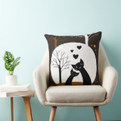 Night Kittens Coussin décoratif (Chaise)