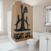 Night Life Coon Hunting Douchegordijn (In situ)