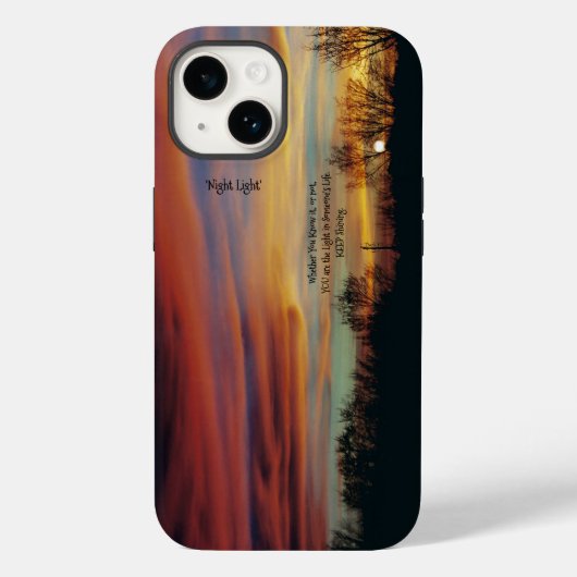 *'Night Light'-ontwerp Case-Mate iPhone Case (Achterkant)