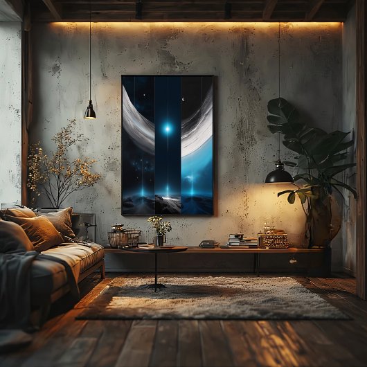Night Lights Canvas Afdruk