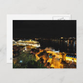 Night Lights Levis Quebec City Skyline Briefkaart (Voorkant / Achterkant)