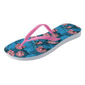 Night lotus garden teenslippers (Schuin)