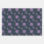 Night Magic Witchy Dark Boho Glam Celestial Pastel Inpakpapier Vel (Voorkant 2)