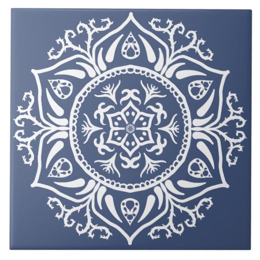 Night Mandala Tegeltje (Voorkant)