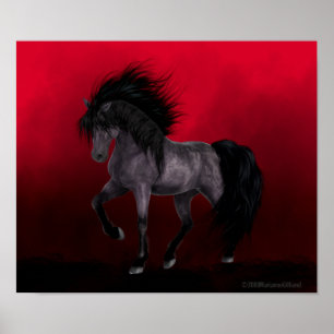 Night Mare wacht op het Poster van de Gothic Art