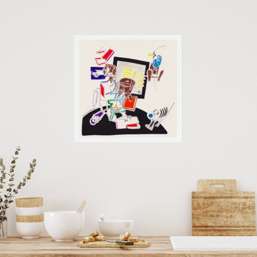 Night & Nap Drawings 10 door PBaud Archival Poster (Keuken)