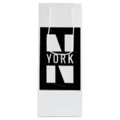 Night New York Wijn Cadeautas (Voorkant)